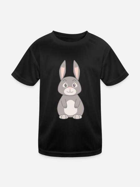 hare - Kids Functional T-Shirt - black - Front