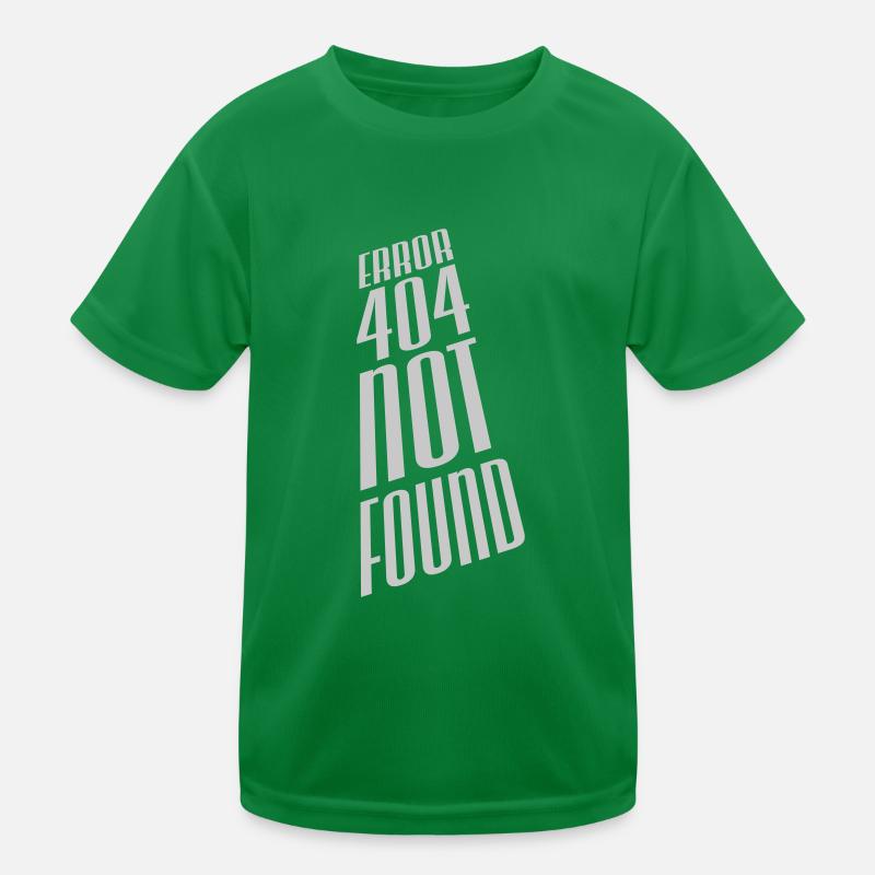 Error 404 not found Kids Functional T-Shirt