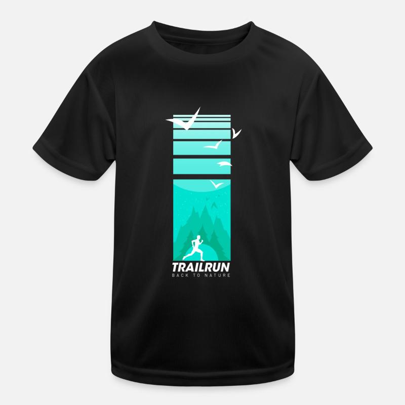 Trailrun Wilderness Runner Kids Functional T-Shirt