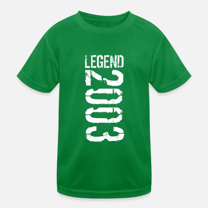 Legend 2003 white Kinder Funktions-T-Shirt