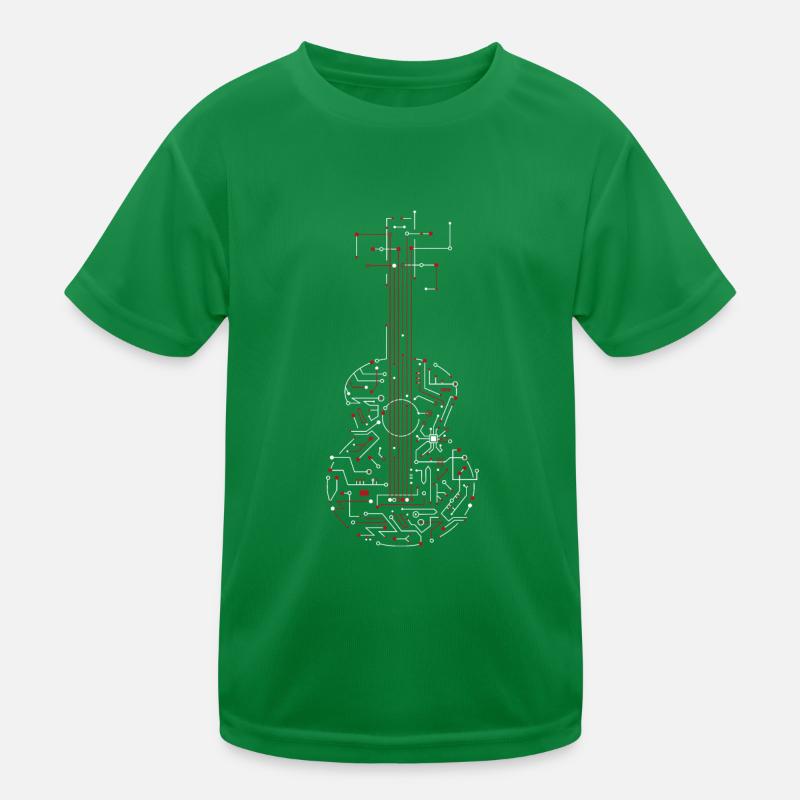 Electrical network guitar Kids Functional T-Shirt