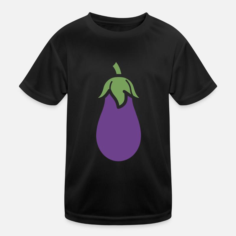 Eggplant Kids Functional T-Shirt