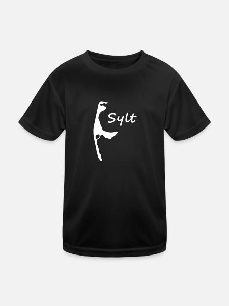 Sylt - Kids Functional T-Shirt - black - Front
