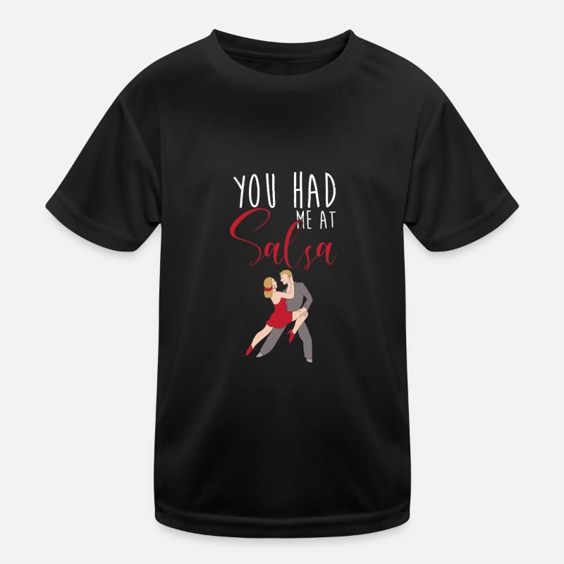 Salsa Dancer Dancer Kids Functional T-Shirt