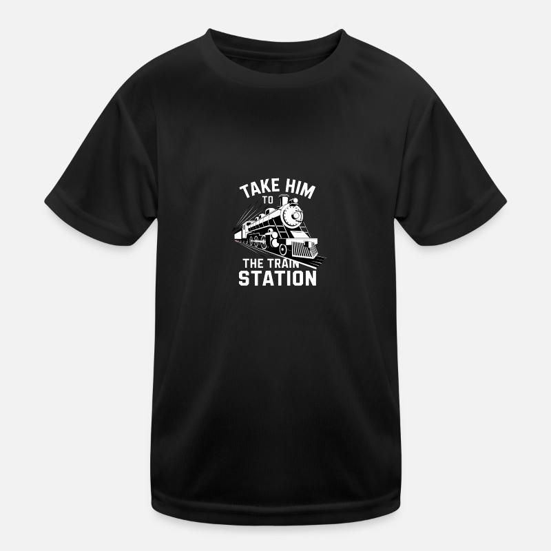 Train - Kids Functional T-Shirt - black