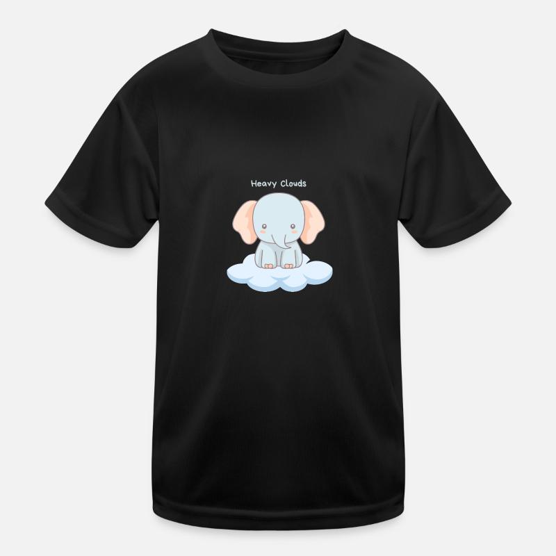 Heavy Clouds Kinder Funktions-T-Shirt