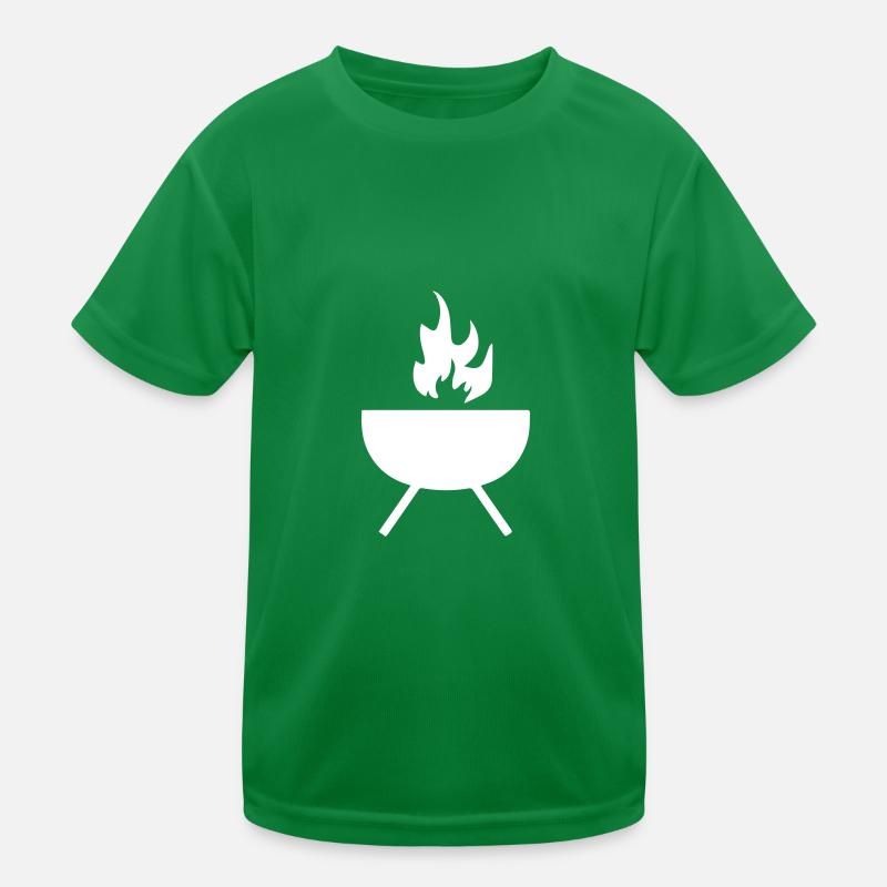 Symbole d’icône de gril T-shirt sport Enfant