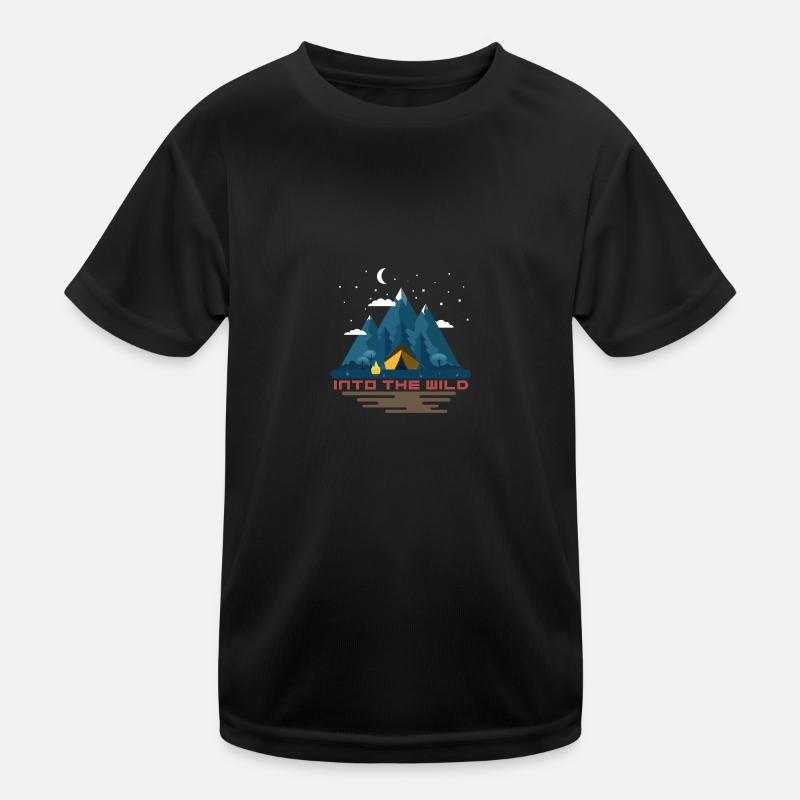 In die Wildnis Kinder Funktions-T-Shirt