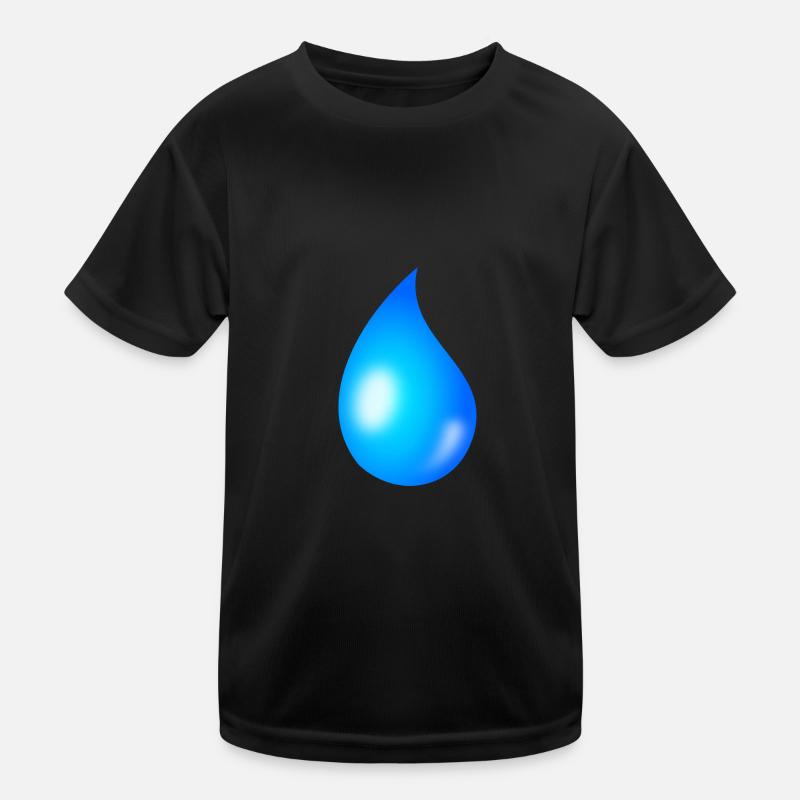 Tropfen Kinder Funktions-T-Shirt