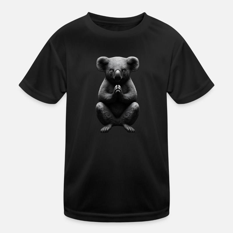Bouddha koala priant T-shirt sport Enfant