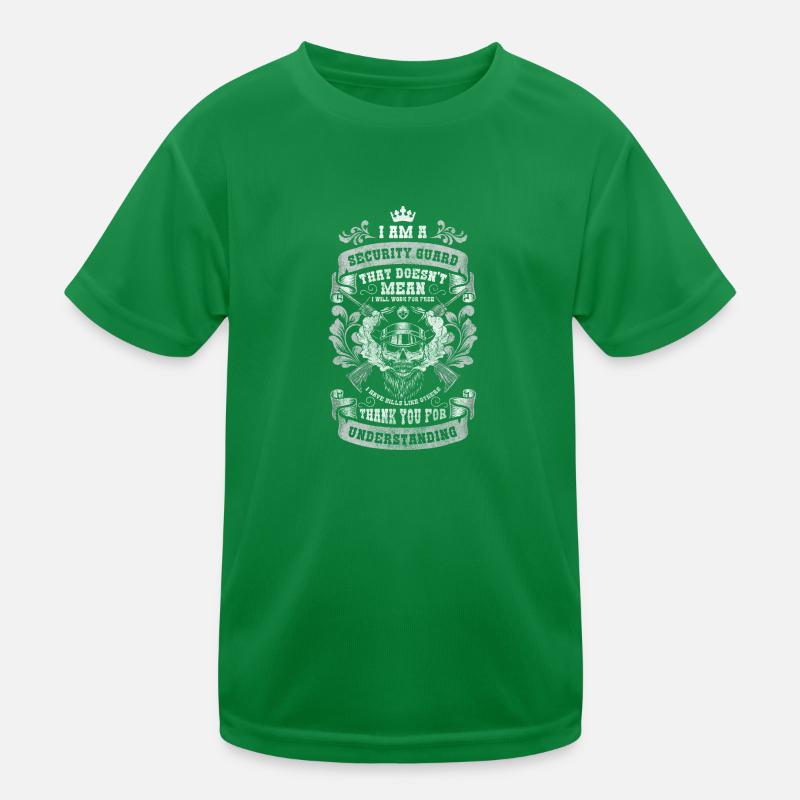 Security guard security order Kids Functional T-Shirt
