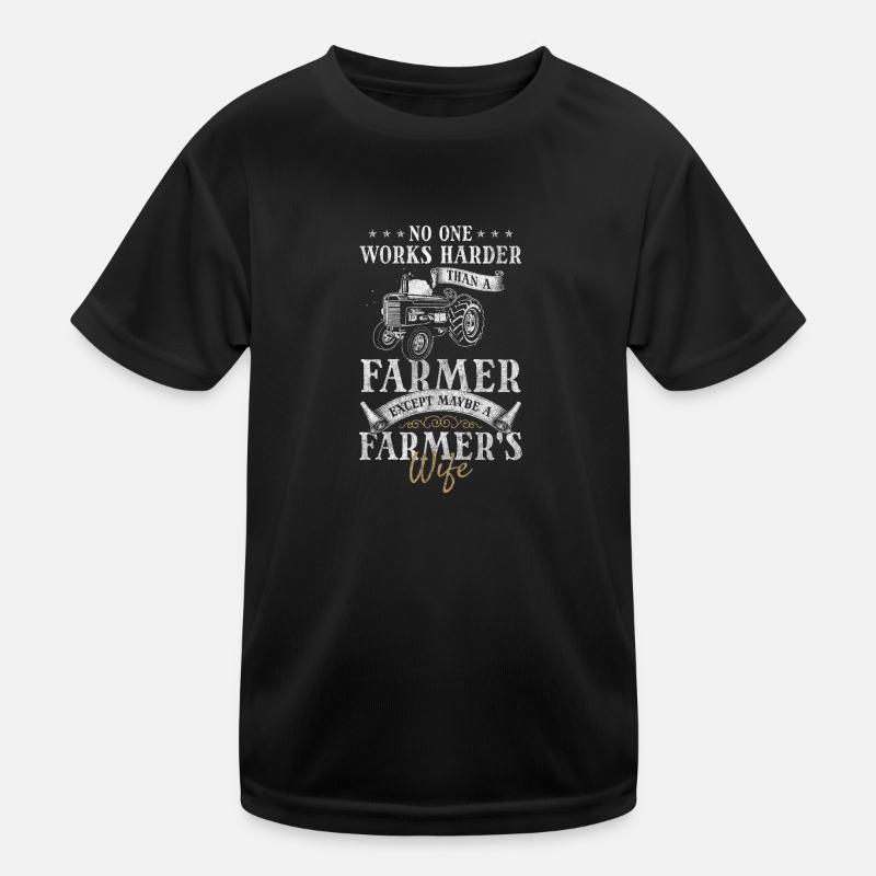 Agriculture Held Farm Demonstrate Kids Functional T-Shirt