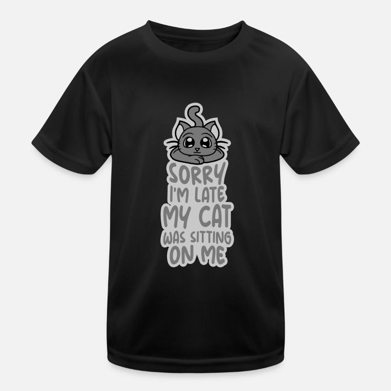sorry cat was sitting Kids Functional T-Shirt