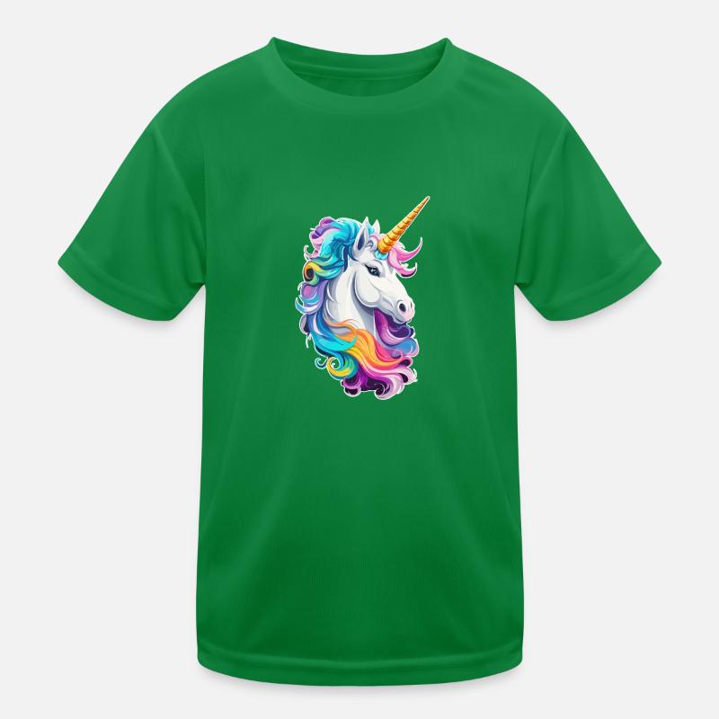 Licorne colorée T-shirt sport Enfant