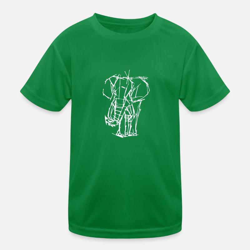 Elefant Kinder Funktions-T-Shirt