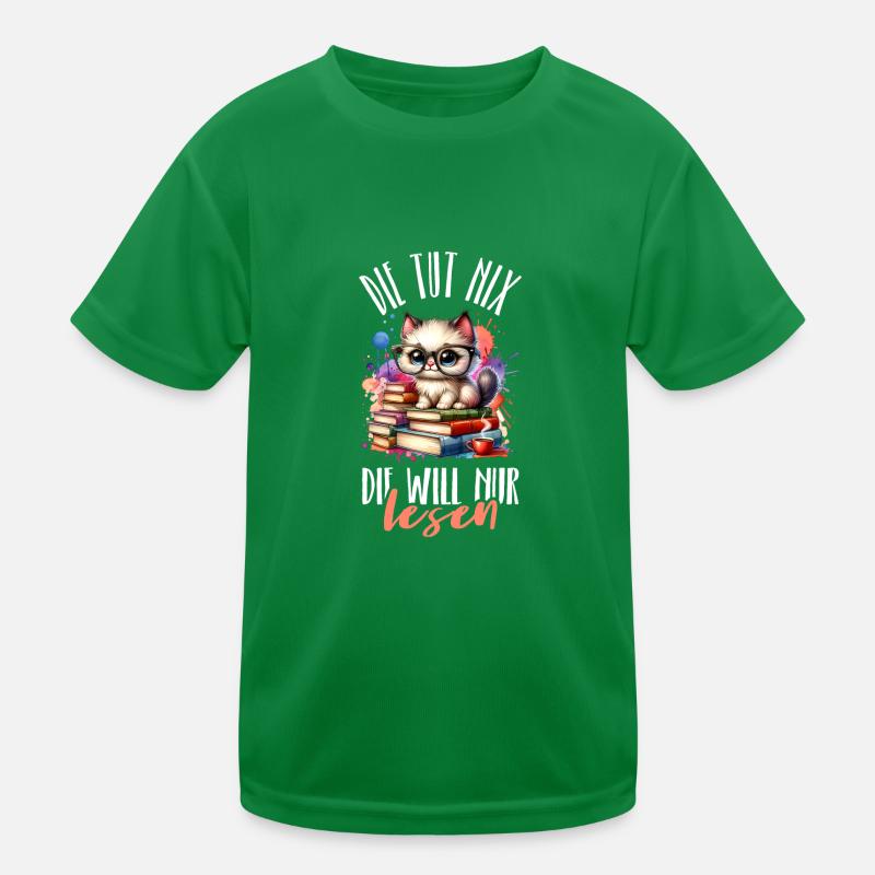 Elle ne fait rien, elle veut juste lire, c’est mon hobby T-shirt sport Enfant