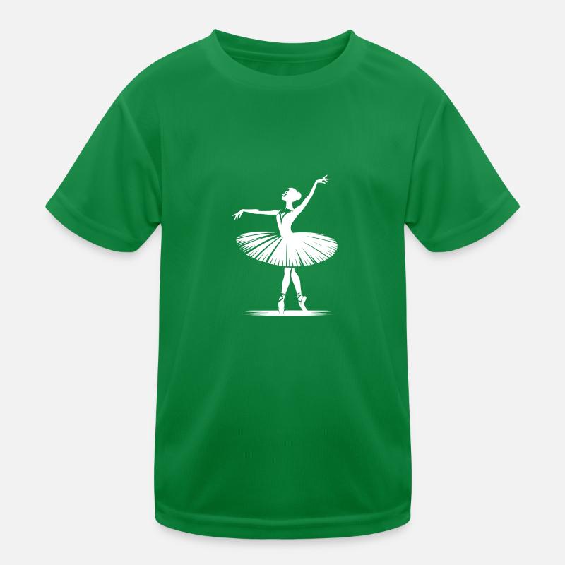 Grace Harmony of movement in classical dance Kids Functional T-Shirt