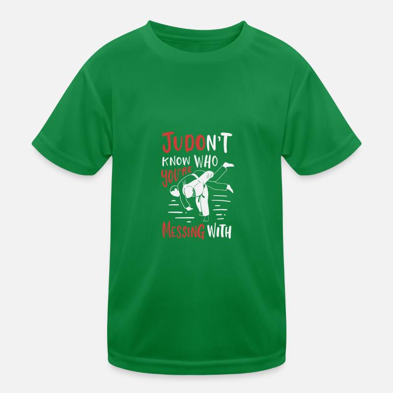 Judo Kinder Funktions-T-Shirt