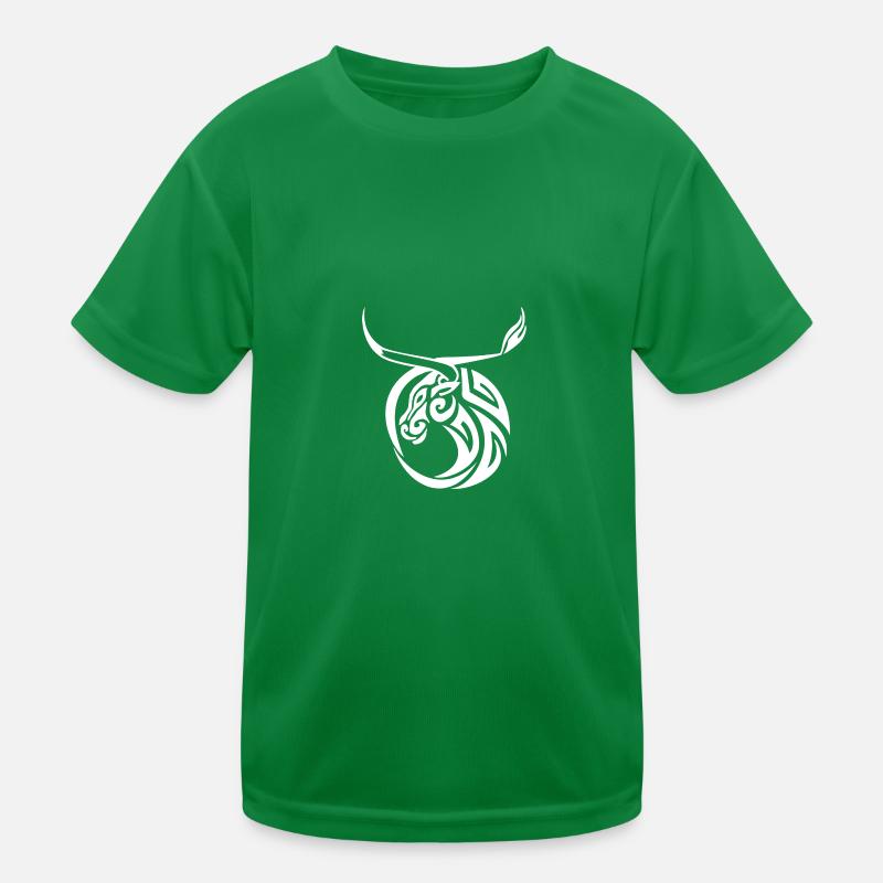 Taurus tattoo bull Kids Functional T-Shirt