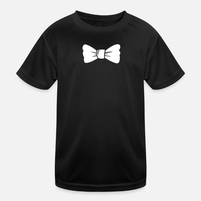 Fliege Krawatte Kinder Funktions-T-Shirt