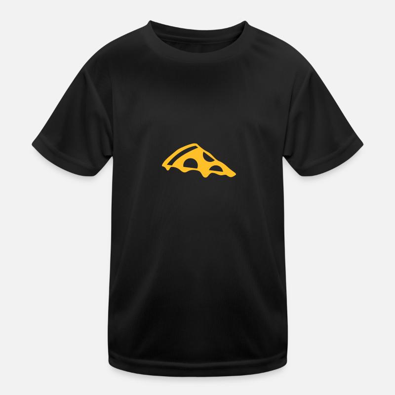 Pizza slice with cheese Kids Functional T-Shirt