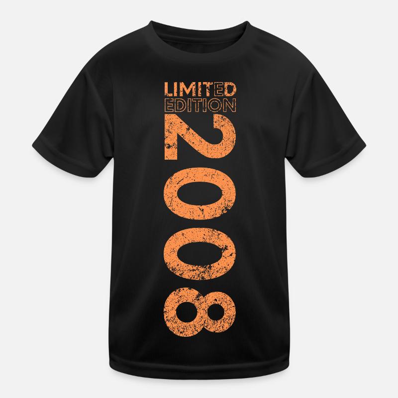 Limited Edition 2008 18. Geburtstag Geschenk Kinder Funktions-T-Shirt