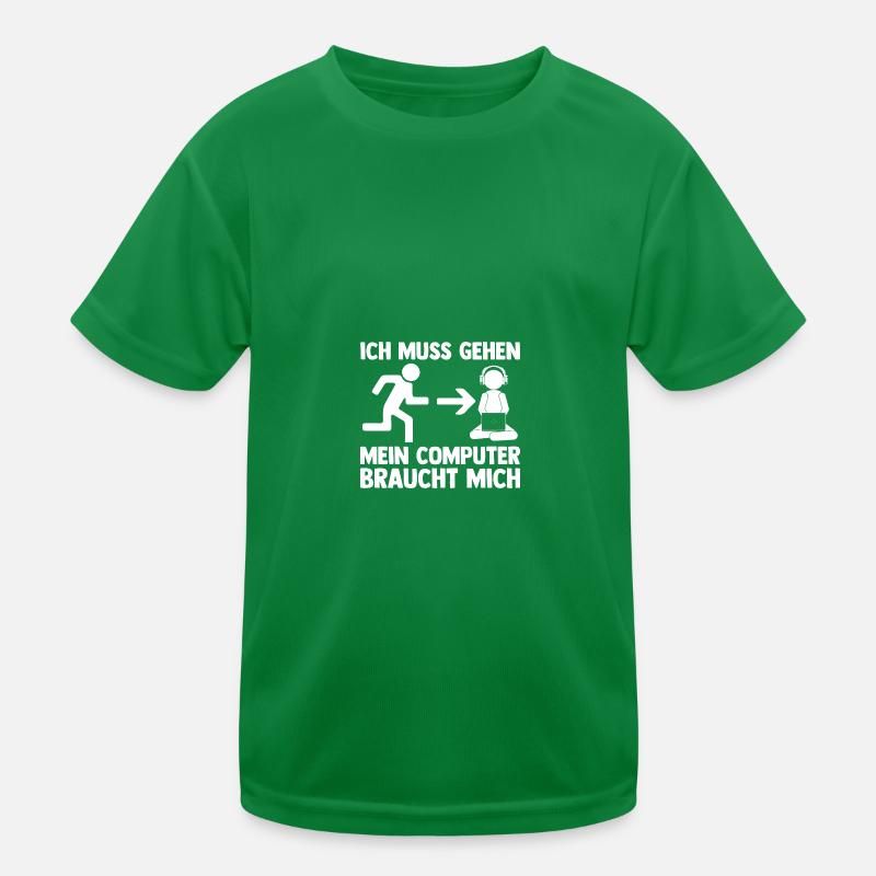Computer Gamer Programmer Administrator Gamer Kids Functional T-Shirt