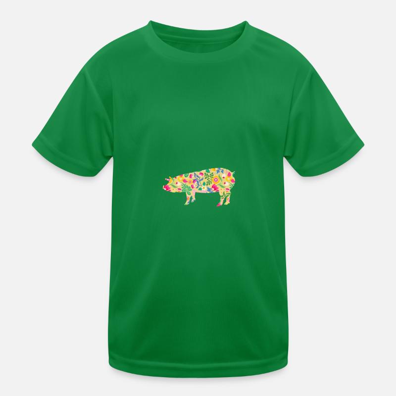 Pig Kids Functional T-Shirt