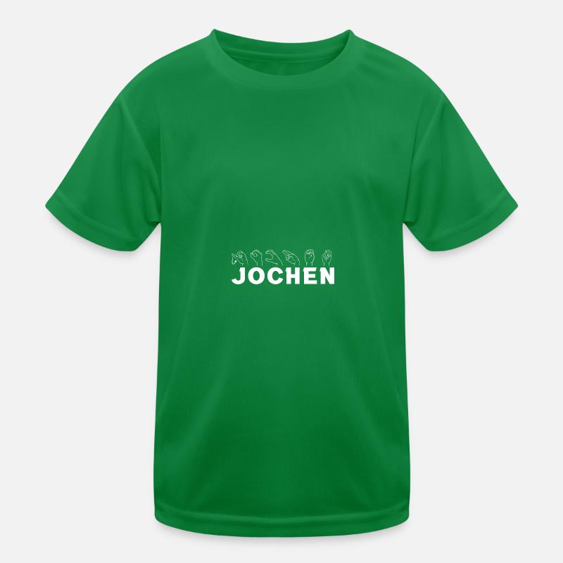 Sign language Jochen Kids Functional T-Shirt
