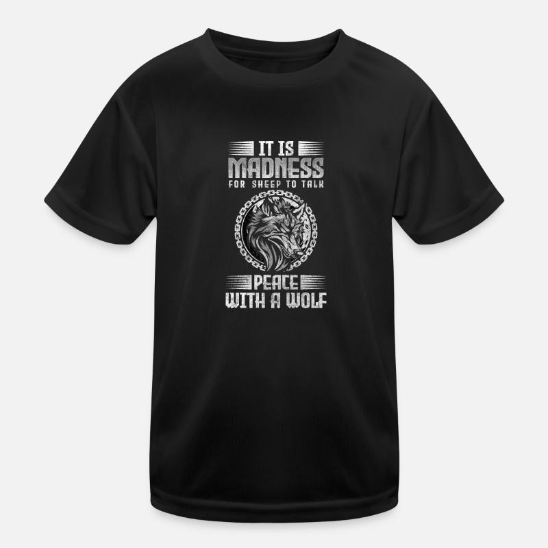Wolf Pack Strength Wilderness Kids Functional T-Shirt