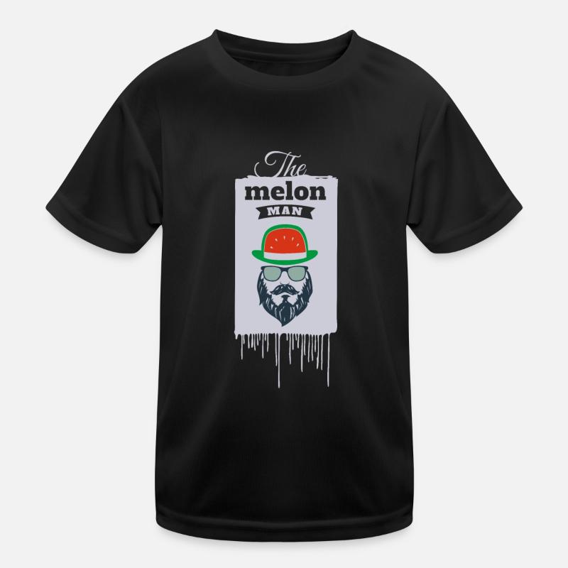 Der Mann mit dem Hut Kinder Funktions-T-Shirt