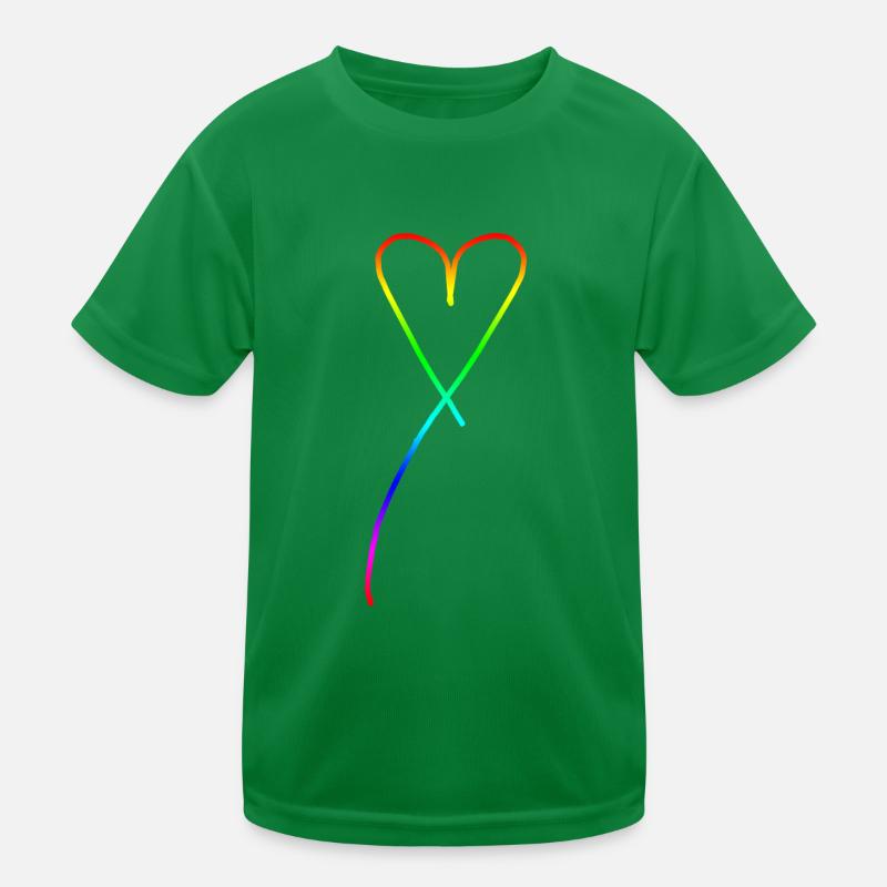 Pride heart Kids Functional T-Shirt