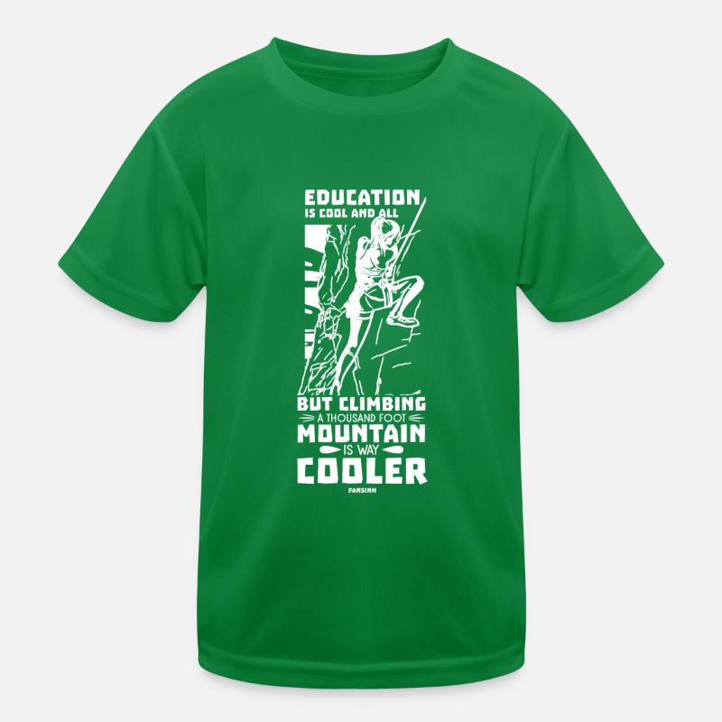 Klettern Kinder Funktions-T-Shirt