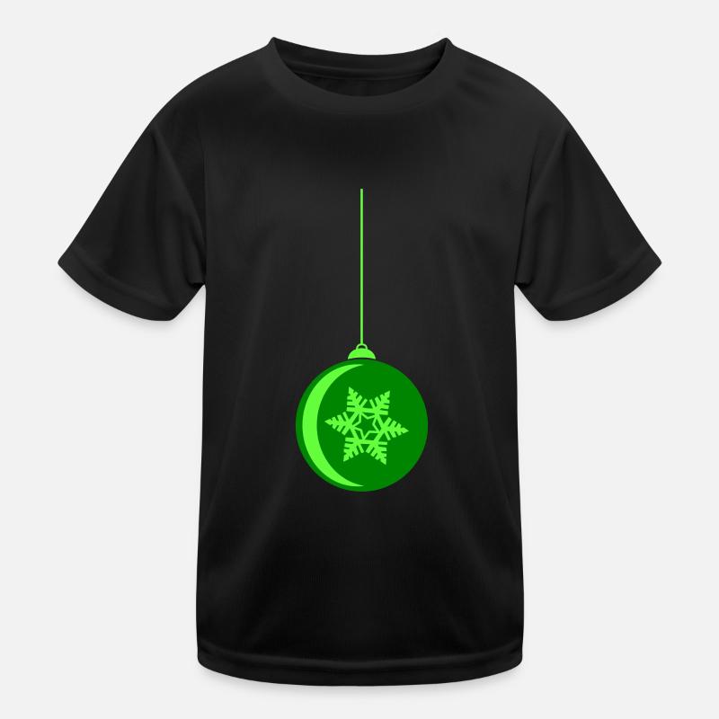 Christmas Ball Star Kids Functional T-Shirt