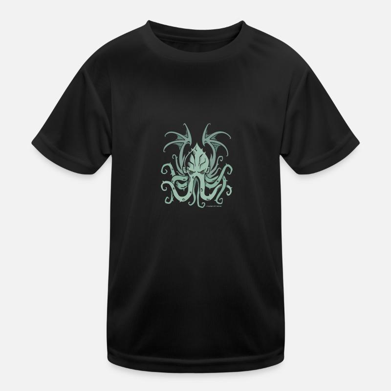 Cthulhu Alptraum Kinder Funktions-T-Shirt