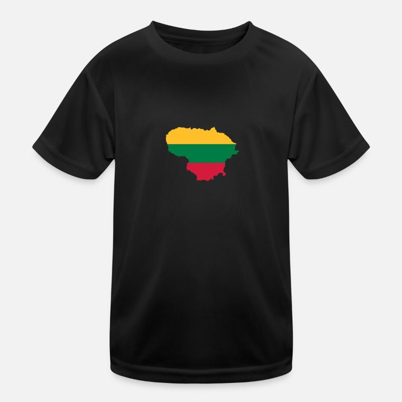 Litauen Kinder Funktions-T-Shirt