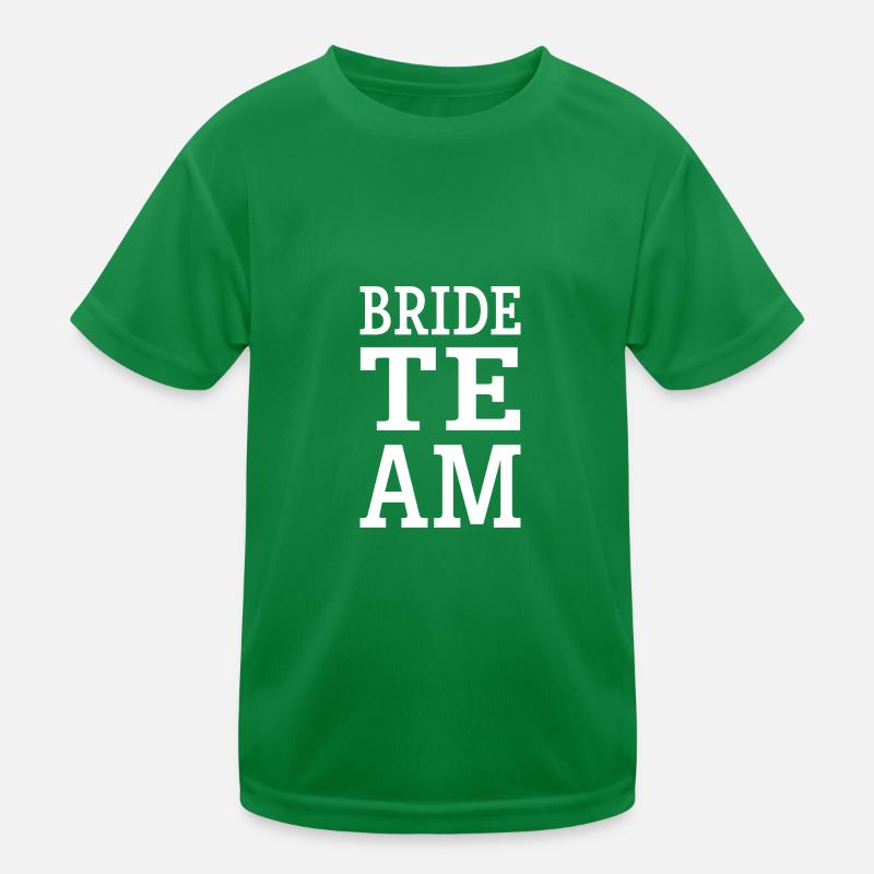 Bride Team Kinder Funktions-T-Shirt