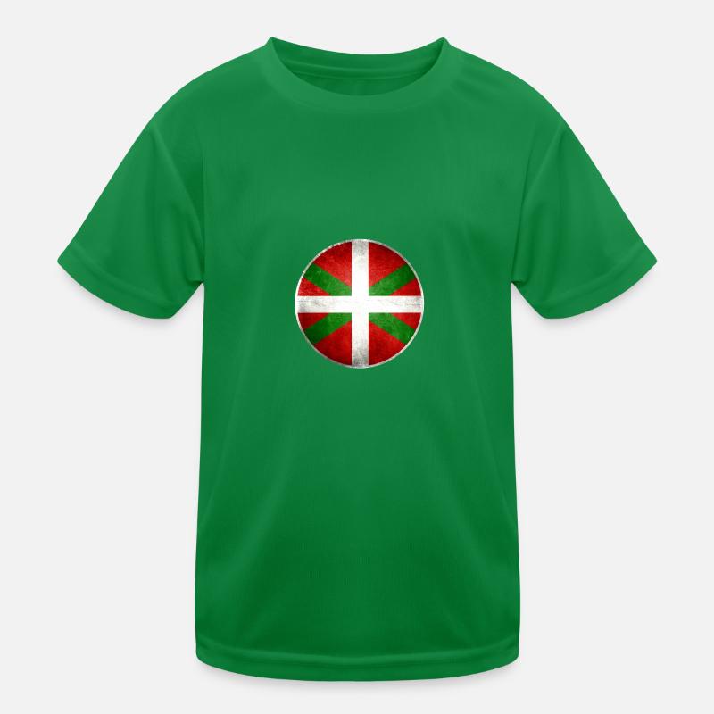 Basque drapeau 2 T-shirt sport Enfant