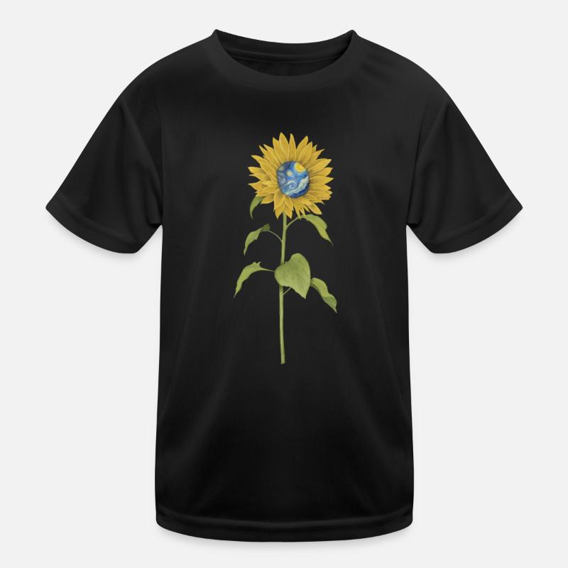 Sonnenblume Kinder Funktions-T-Shirt