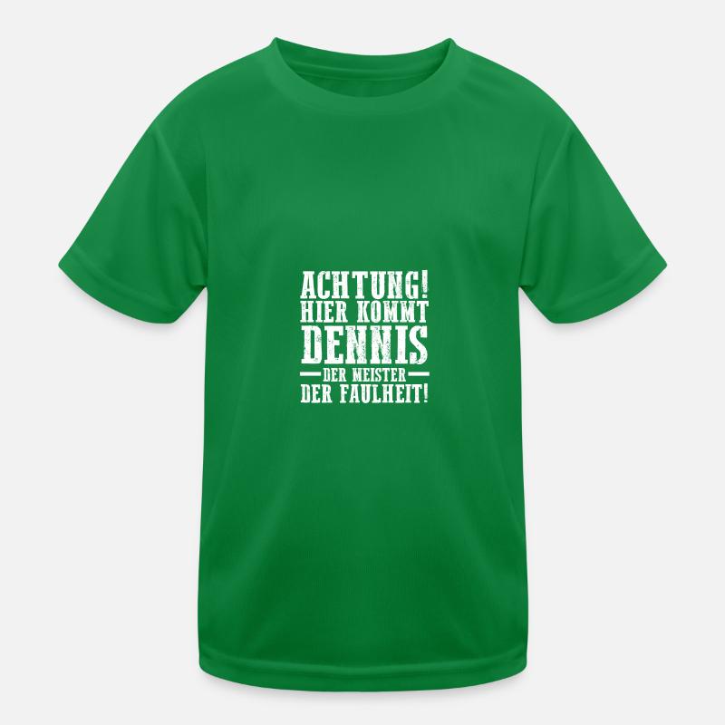 Vorname Dennis Kinder Funktions-T-Shirt