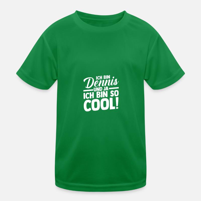 Vorname Dennis Kinder Funktions-T-Shirt