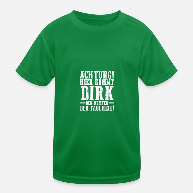 Prénom Dirk T-shirt sport Enfant