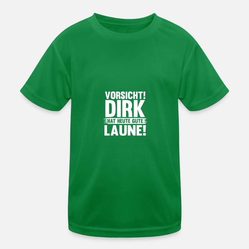Vorname Dirk Kinder Funktions-T-Shirt