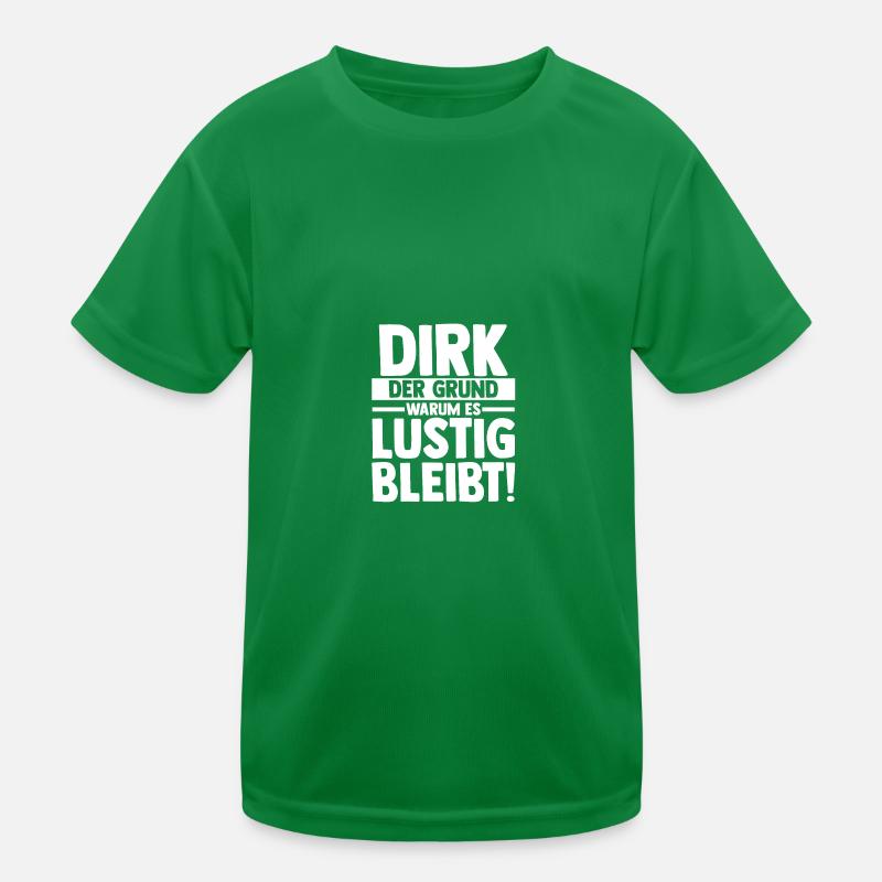 First name Dirk Kids Functional T-Shirt