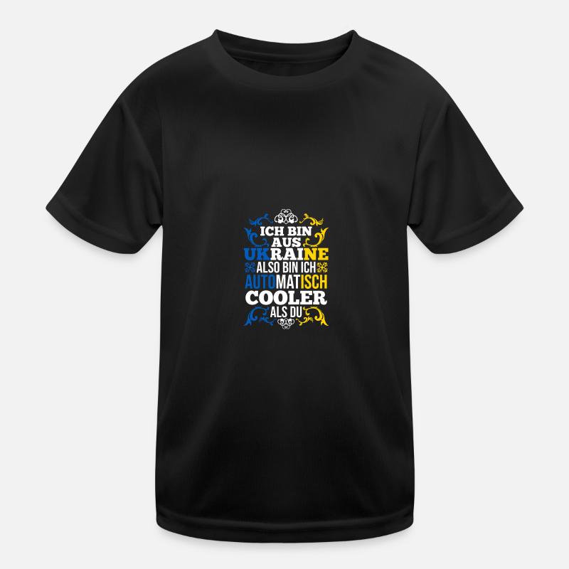 Ukrainer Ukraine Kinder Funktions-T-Shirt