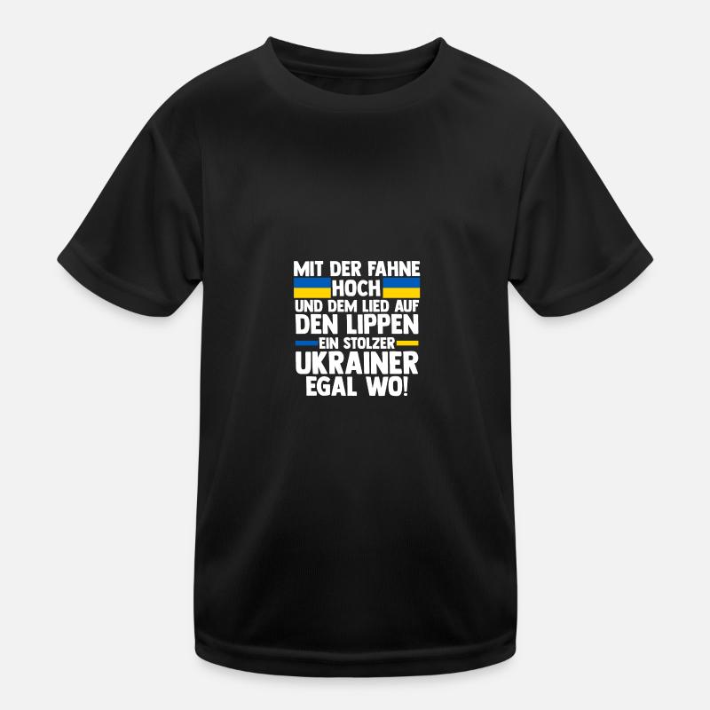 Ukrainer Ukraine Kinder Funktions-T-Shirt