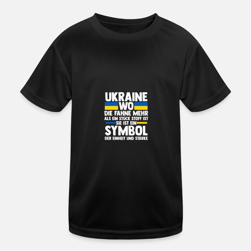 Ukrainer Ukraine Kinder Funktions-T-Shirt