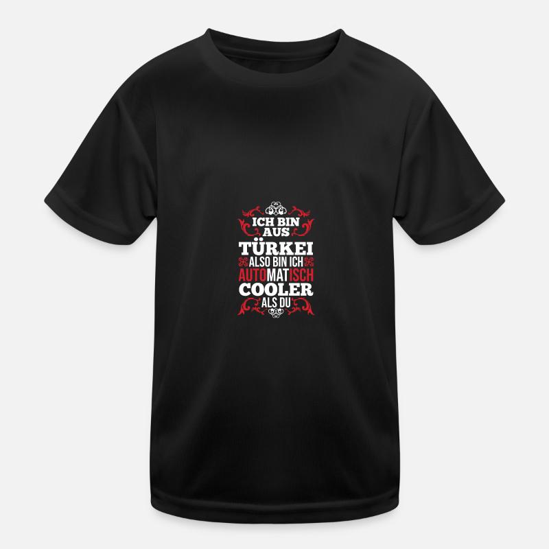 Turks Turkish Turkey Kids Functional T-Shirt