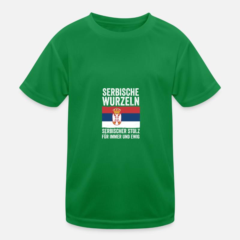 Serben Serbisch Serbien Kinder Funktions-T-Shirt