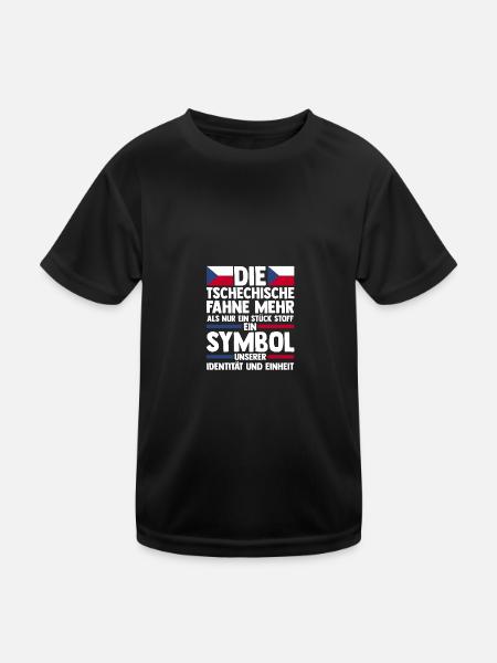 Czechs Czech Czech Republic - Kids Functional T-Shirt - black - Front